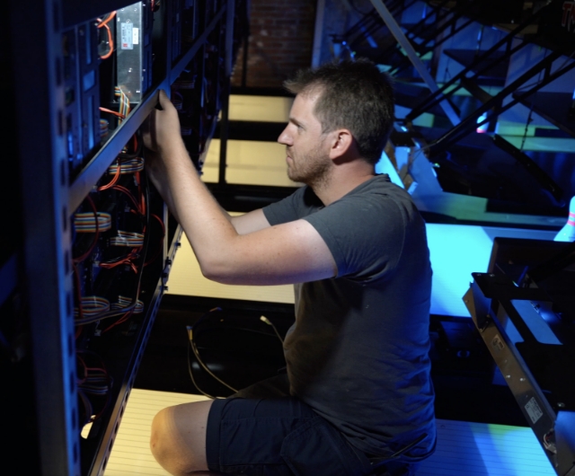 l'installation des animations